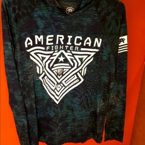 American fighter men’s shirt